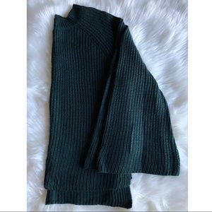 Emerald Knitted Bell Sleeve Sweater